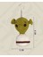 Shrek Amigurumi Büst Anahtarlık 9 cm - El Yapımı Sanatsal Örgü Çanta Aksesuarı 4