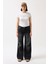 Baskılı Likralı Crop T-Shirt 2