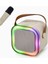 Colorful Rgb Ledli Mini Taşınabilir Hoparlör ve Wirelles Mikrofon 2