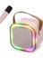 Colorful Rgb Ledli Mini Taşınabilir Hoparlör ve Wirelles Mikrofon 1