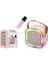 Colorful Rgb Ledli Mini Taşınabilir Hoparlör ve Wirelles Mikrofon 2