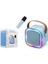 Colorful Rgb Ledli Mini Taşınabilir Hoparlör ve Wirelles Mikrofon 1