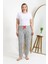 Kadın Pamuklu Büyük Beden Alt Pijama 27558 Gri 1