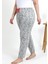 Kadın Pamuklu Büyük Beden Alt Pijama 27558 Gri 2
