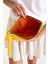 Premium Kadın Renkli Astarlı Fermuarlı Clutch El Çantası Portföy 3