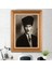 Özel Altın Seri Paspartulu Mustafa Kemal Atatürk Tablo ND104 1