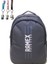 Unisex Gri Sırt Çantası Büyük Boy Seyahat Okul Çantası Su Itici Spor Çantası 45X30X15CM 24LT+ Seçtiğiniz Anahtarlık Hediye 1