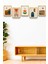 5 Parça Çerçeve Görünümlü Mdf Tablo Seti, Oturma Odası, Salon, Ofis, Ev Duvar Tablosu 2