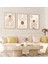 3 Parça Çerçeveli Brown Boho Ahşap Tablo Seti Bestablo 1