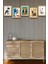 5 Parça Çerçeve Görünümlü Mdf Tablo Seti, Oturma Odası, Salon, Ofis, Ev Duvar Tablosu 2