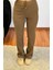 Fitilli Esnek Kumaş Basic Takım Camel 3