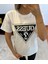Marka Muadil Üçgen Taşlı T-Shirt Beyaz 3