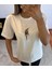 Marka Muadil Dal Kuş Iri Taşlı T-Shirt Kırık Beyaz 1