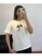 Marka Muadil Palmiye Taşlı T-Shirt Kırık Beyaz 1
