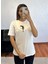 Marka Muadil Kaz Mec Zincir Taşlı T-Shirt Kırık Beyaz 3