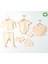 Organik Unisex 7 Parça Hastane Çıkışı Takımı - Bej 1