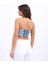 6817 Kot Crop-Mavi 2