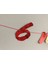 6 Months Kırmızı Renk Banner Ipli Duvar Süsü Yarım Yaş Altı Ay Parti Süsü 4