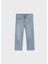 Yazlık Erkek Çocuk Basic - Regular Fit Denim Pantolon - Açık Grili Mavi 1