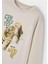 Yazlık - Mevsimlik Erkek Çocuk Uzun Kol T-Shirt - Bej 2