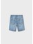 Yazlık Erkek Çocuk Denim Şort - Mavi 4
