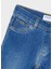 Yazlık - Mevsimlik Kız Çocuk Basic Denim Pantolon - Mavi 3