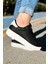 Mcqueen Sneaker Şık ve Rahat Unisex Günlük Spor Ayakkabı Beyaz Siyah 2