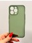 iPhone 13 Pro Ultra İnce Mat Yeşil Silikon Kılıf 1