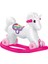 Dolu Unicorn Sallanan Tekerlekli At 1