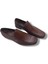 GR0278 Deri Kösele Taban Rok Model Saraçlı Loafer Erkek Ayakkabı 5
