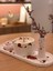 4 Parça Beton Mum Set Terrazzo Görünüm Beyaz Terra Renk Karışık 1