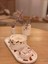 4 Parça Beton Mum Set Terrazzo Görünüm Beyaz Terra Renk Karışık 2