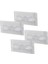 4pcs Raf Ayak Aparatı Şeffaf Pvc Yapışkanlı + Vidalanabilir 2X10CM (4604) 1