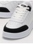 Unisex Düz Hafif Taban Günlük Sneaker Ayakkabı BEYAZ - SİYAH 5