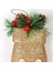 Yılbaşı Süsü Eldiven Berry'li 2'li Paket Dore 12 x 18,5 cm . 2