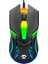 SM-G52 USB Siyah Aydınlatmalı Gaming Oyuncu Mouse 2