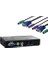 SL-325 2 Port Vga+Ps2 1.8m M/m Kablolu Manuel Kvm Switch 2