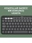 Pebble 2 Set Çoklu Cihaz Özellikli Sessiz Kablosuz Türkçe Q Klavye ve Mouse Seti - Siyah 3