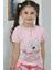 Kapip Pembe Koala Baskılı Kısa Kollu Kız Çocuk Pijama Takımı 11-15 Yaş 6066-P 2