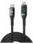27W Dijital LED Ekranlı USB Type-C To Lightning iPhone iPad Hızlı Şarj ve Data Kablosu 2 Metre 2