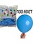12 Inç Mavi Lateks Balon - 100’LÜ Paket (Iç & Dış Mekan Uyumlu) 1
