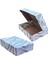 26X18X6CM Karton Kutu 100ADET Desenli-Kilitli | E-Ticaret-Kargo-Hediye Kutusu Beyaz-Kraft 1