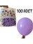 12 Inç Lila Lateks Balon - 100’LÜ Paket (Iç & Dış Mekan Uyumlu) 1