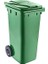 120 Lt Tekerlekli Çöp Konteyner Eko Yeşil 1