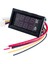 Dc 0-100V 10A Dijital Voltmetre Ampermetre DSN-VC288 Mavi Kırmızı 0.28” 3 Hane 7 Segment 2