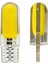 T10 Silikon Sarı LED Dc 12V Araba Aydınlatma Ampul Yan Park Lamba 2