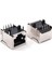 8P8C Metal RJ45 Soket Ethernet Bağlantı Soketi 8 Pin Pcb Montaj 5