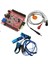 Olimex Ekg-Emg Shıeld Elektrot Kablo Arduino Ekg Ecg Emg 100CM 3 Sensör Kablosu 3.5mm Soket Nabız 4