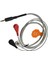 Olimex Ekg-Emg Shıeld Elektrot Kablo Arduino Ekg Ecg Emg 100CM 3 Sensör Kablosu 3.5mm Soket Nabız 5