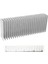 15CM x 6cm x 2.5cm Alüminyum Metal Soğutucu Blok Radyatör Amfi LED Entegre Transistor VGA Ram Memory 3